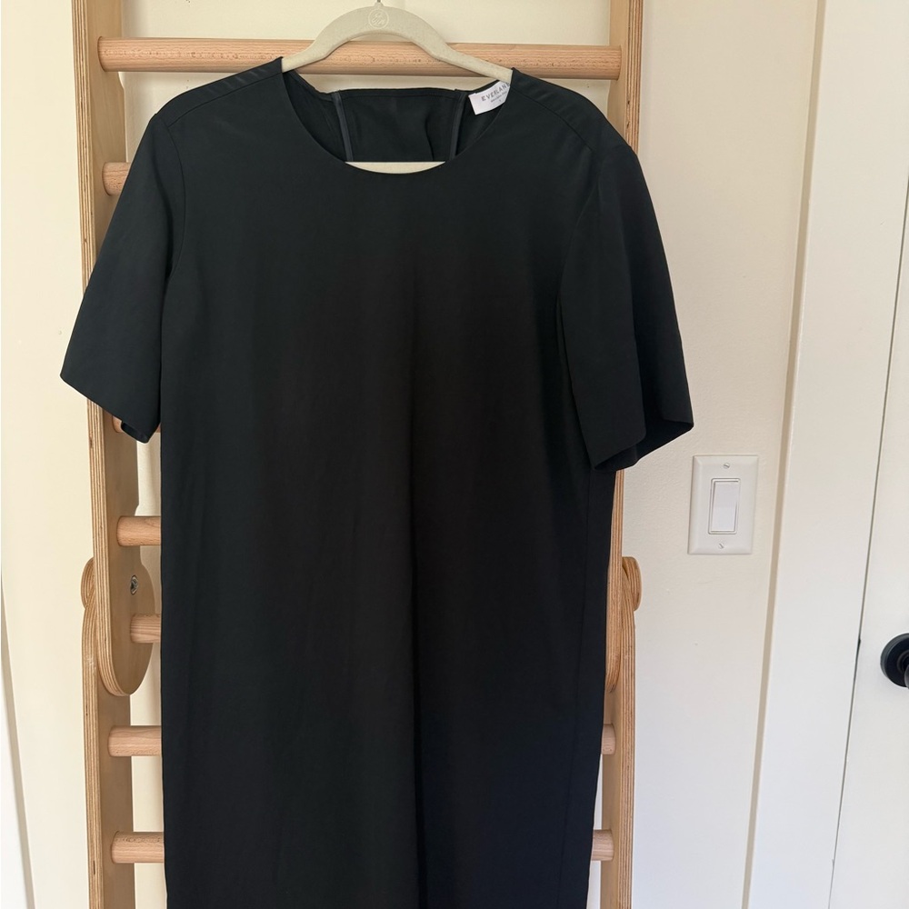Everlane Classic Black Midi Dress